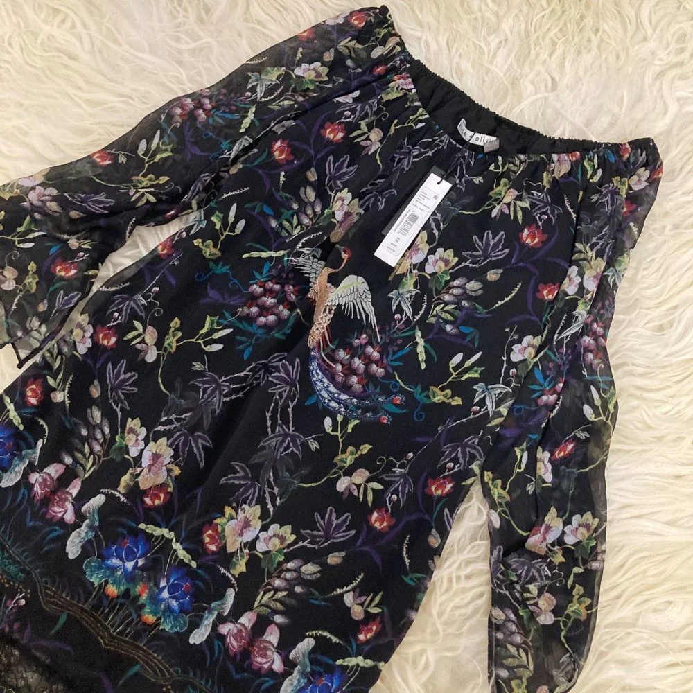 ALICE + OLIVIA Floral Print Mini Dress - Picture 3 of 11